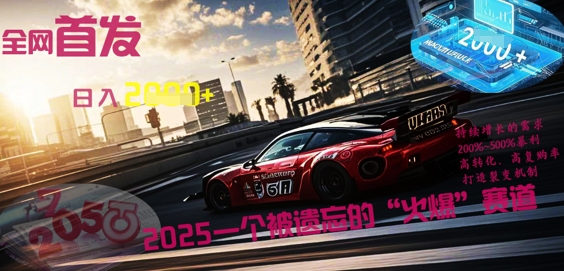 全网首发：2025一个被遗忘的“火爆”赛道轻松日入多张-豪合科技站