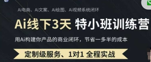 AI实操培训第20-21期线下，0基础保姆级教程，3月最新整理，企业获客、降本增效、打造超级个体-豪合科技站